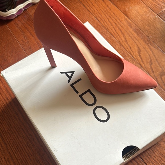 Aldo Women's Kennedy Heels coral 👠 - Picture 3 of 8